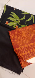 3 Pcs Women's Unstitched Digital Print Suit