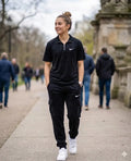 Black Cotton Track Suit for Women Medium to XL